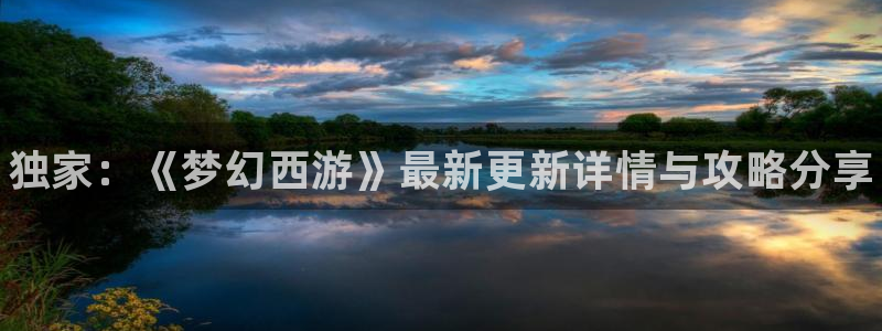 鼎点娱乐app下载地址：独家：《梦幻西游》最新更新详情与攻略