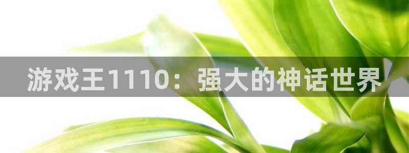 鼎点娱乐：游戏王1110：强大的神话世界