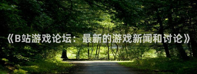 手机鼎点娱乐下载安装：《B站游戏论坛：最新的游戏新闻和讨论》